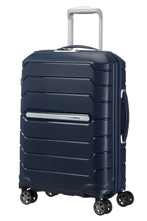 Samsonite Flux 55cm Spinner Exp matkalaukku - tummansininen