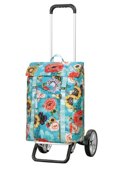 Andersen Alu Star Basil Bloom 111cm ostoskärry vesitiivis