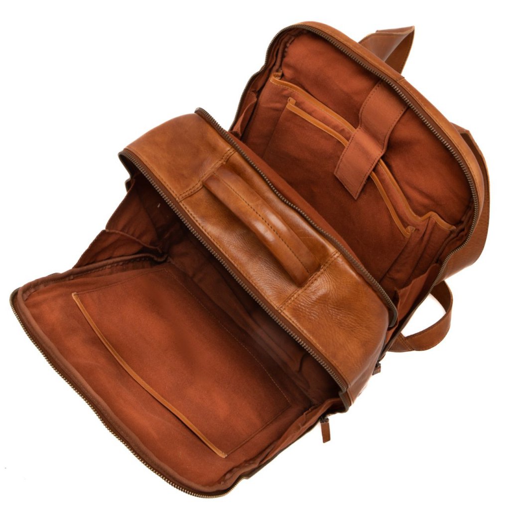 Gianni Conti nahkainen tietokonereppu 4102286 (koko 45x28x16) - Image 2