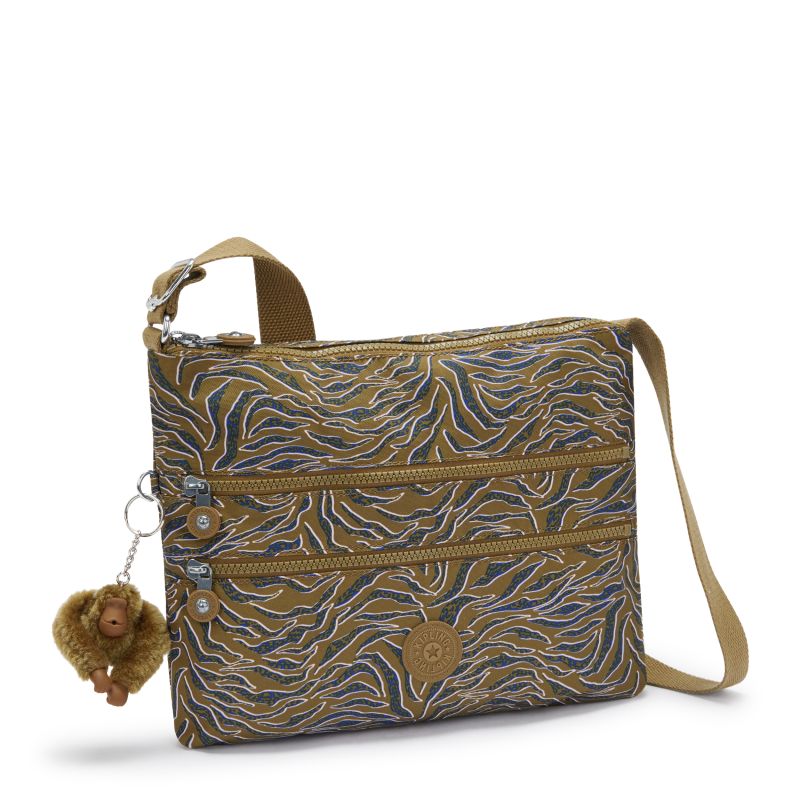 Kipling Alvar kankainen olkalaukku, väri leaves -50%