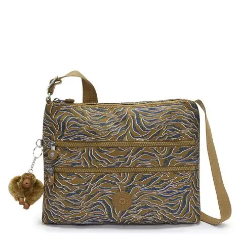 Kipling Alvar kankainen olkalaukku, väri leaves -50% - Image 4