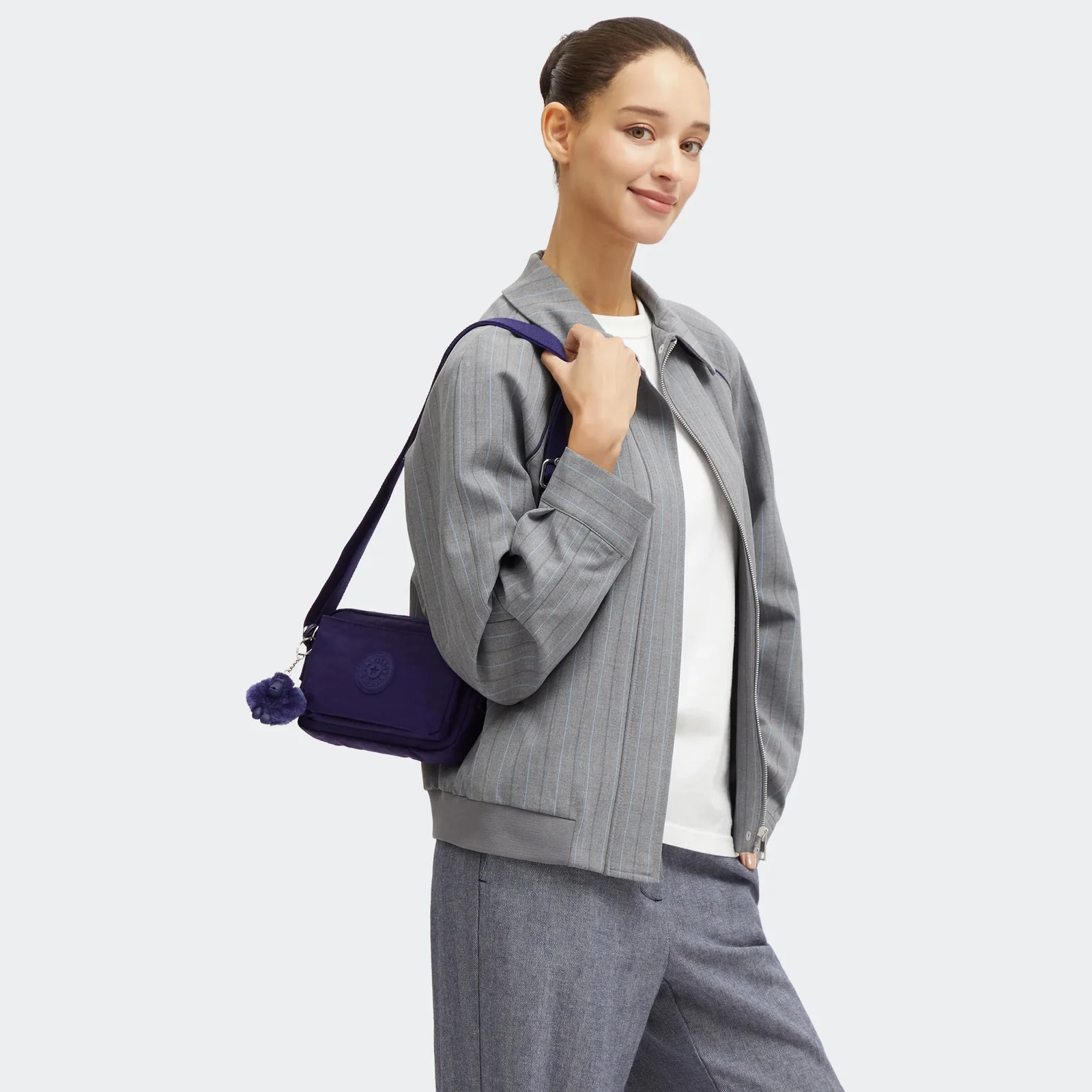 Kipling Abanu kankainen olkalaukku, erä värejä -40% - Image 5